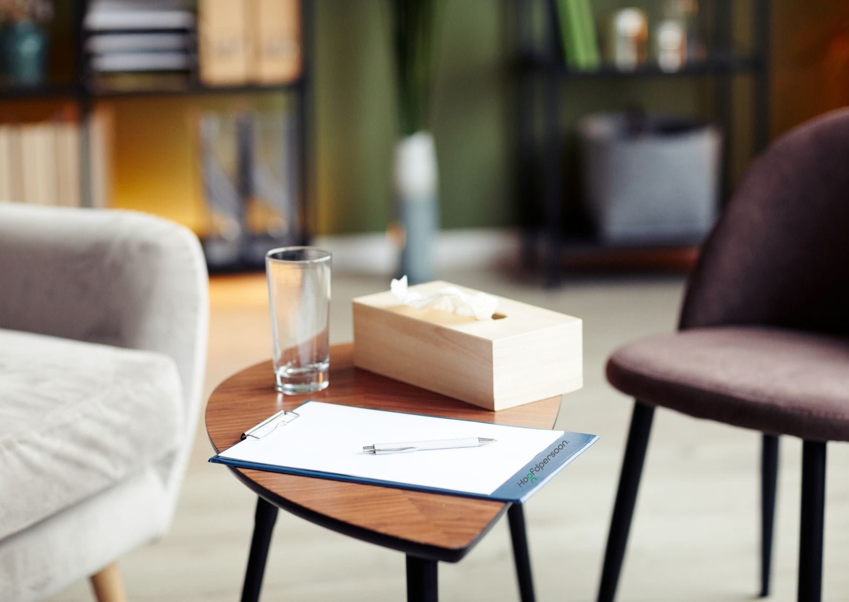 Groepstherapie bij Hoofdpersoon